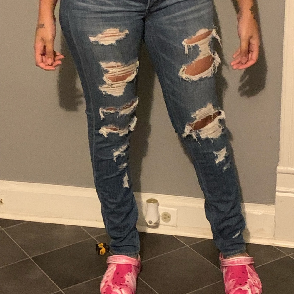 American Eagle tomgirl jeans size 2 x-long